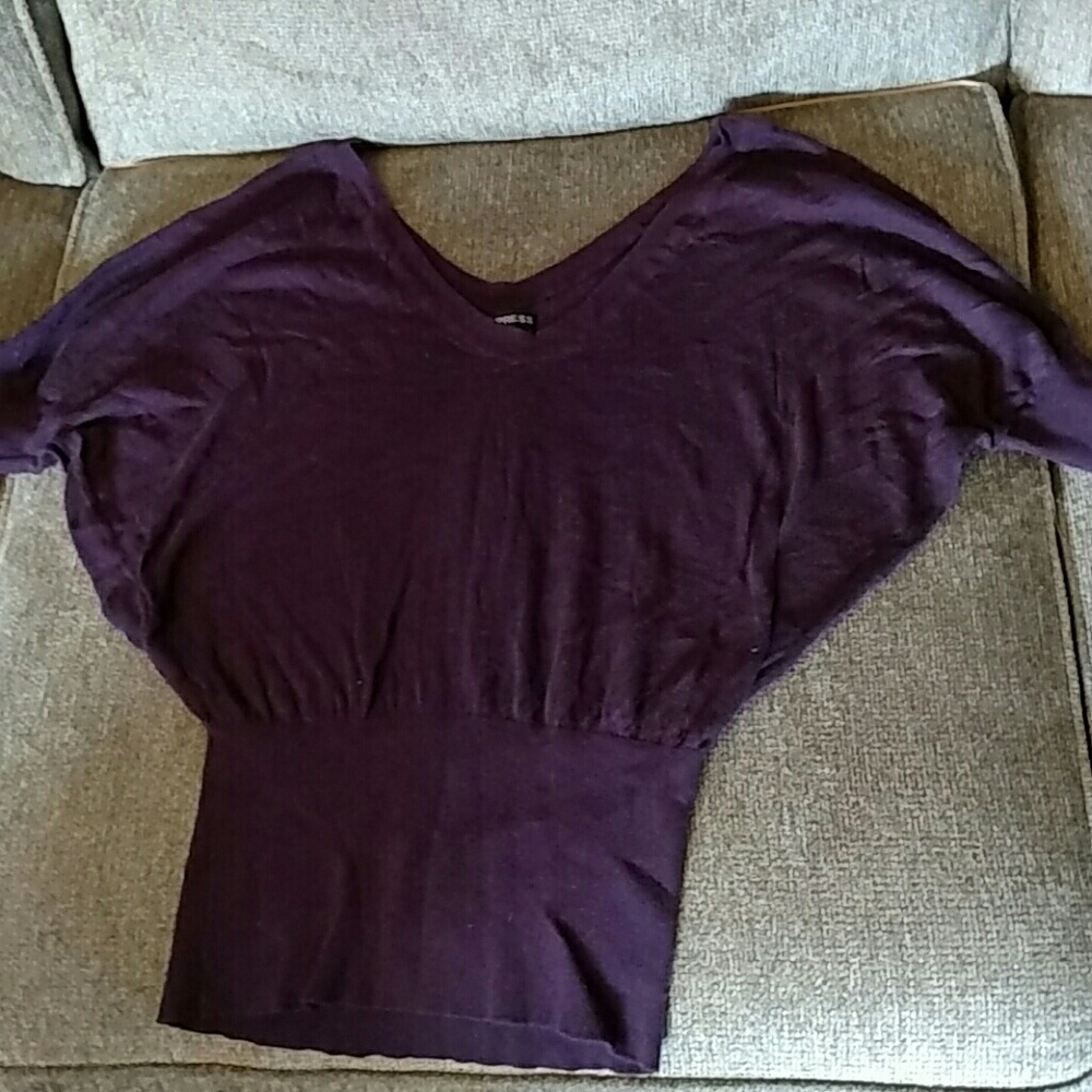 Plum colored sweater